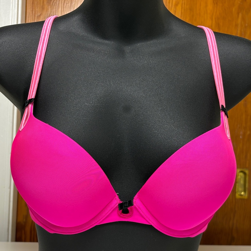 Victoria's Secret " Sexy Little Things" 34A Hot Pink Push Up Bra GUC